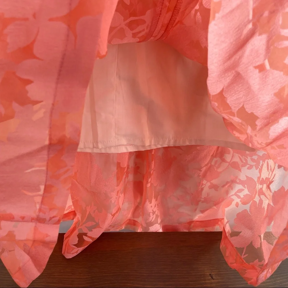 Topshop Peach Skirt 4